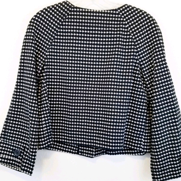 Ann Taylor Loft Black & White Hounds Tooth SP - Picture 5 of 5
